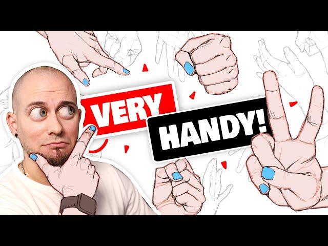 ️ HOW TO DRAW HANDS (like a professional hand drawer)