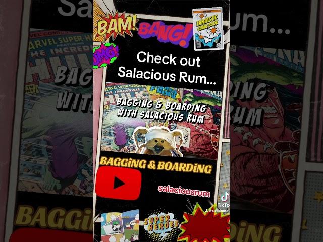 Check out BAGGiNG & BOARDiNG with Salacious Rum on YouTube.com/SalaciousRum #comicbook #marvel #dc