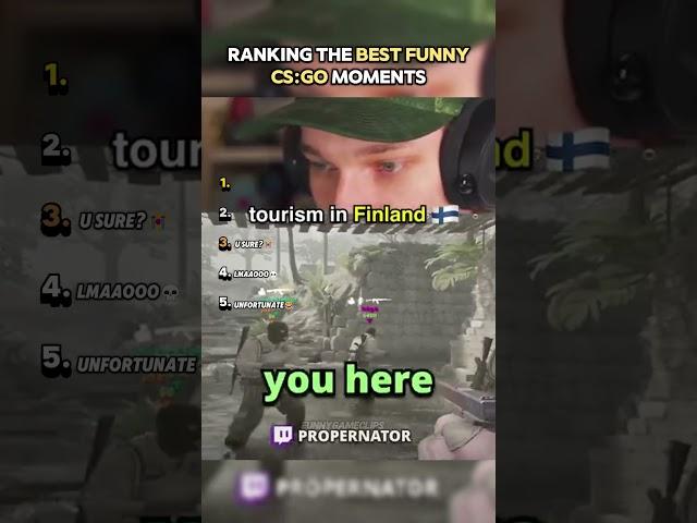 Ranking The BEST FUNNY CSGO Moments️
