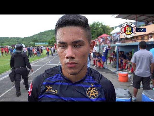 Apertura 2017 |  Jornada 3 |  Audaz 1-0 FAS |  Entrevista Josue Arevalo Rivera