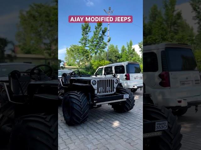 WELCOME TO AJAY MODIFIED JEEPS ️9518434922BEST JEEP MAKER