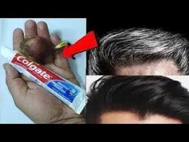 Permanently get rid of gray hair from the first use permanently  Naturally with this simple method