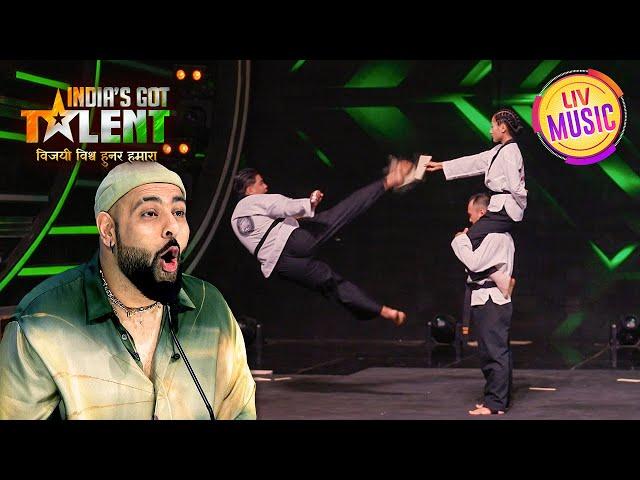 इस Group का Karate Stunt देखकर Badshah हुआ Shocked | India's Got Talent Season 10 | Badshah Ka Swag