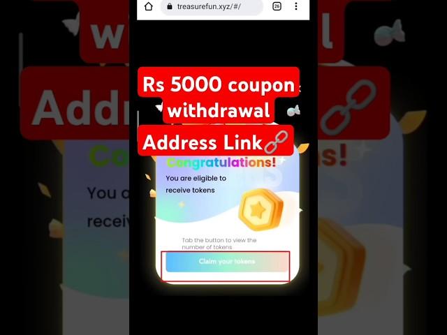 Treasure FUN claim token and connect wallet full  process step by step #treasurenft #treasurefun