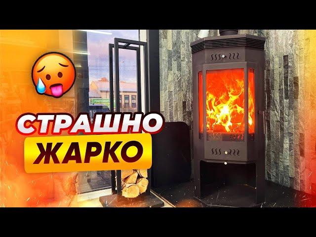 Печь-камин, с которым будет жарко! Тест ASTON пристенно-угловой | Народный камин