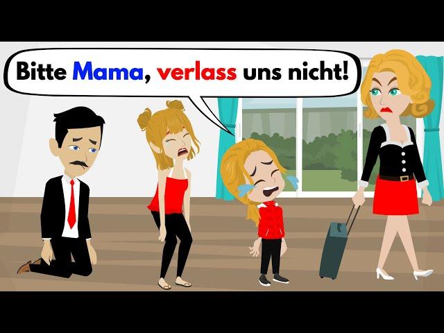 Evil mother abandons her children for a better life ‍️ Learn German