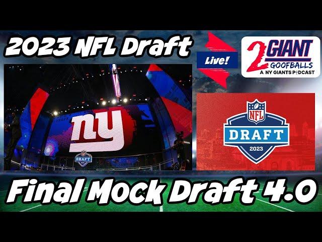 Final Mock Draft: Predicting the New York Giants' Picks in the 2023 NFL Draft