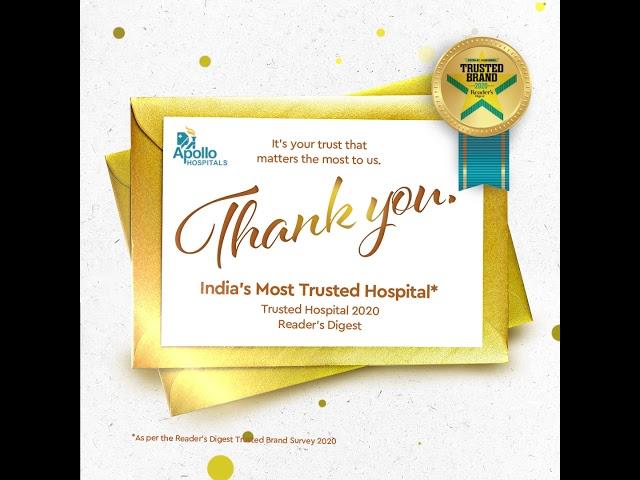 Thank You for making us India's Most Trusted Hospital | Apollo Hospitals