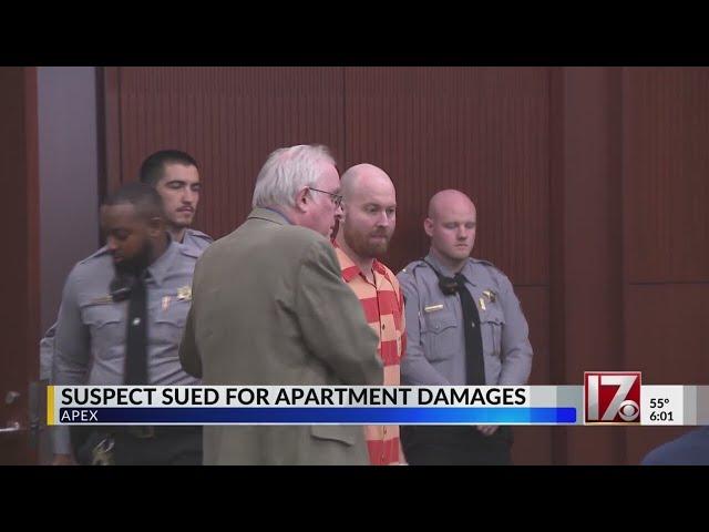 Apex shooting suspect sued by property owners