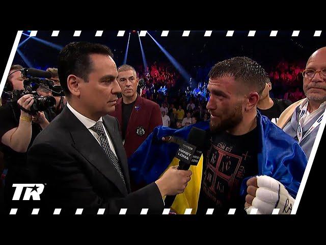 Lomachenko Thinks He Beat Haney, Don't Know What is Next | POST-FIGHT INTERVIEW