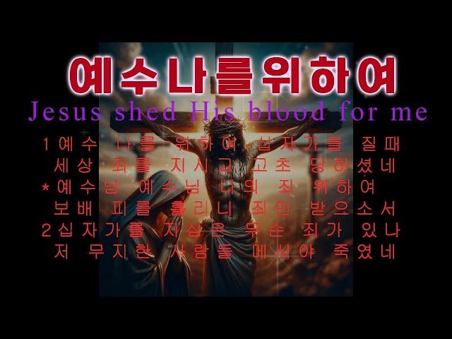 예수 나를 위하여 l Jesus shed His blood for me l 묵상기도 l 잠 자며 듣는 찬양 l 찬송가연주 l Prayer Music