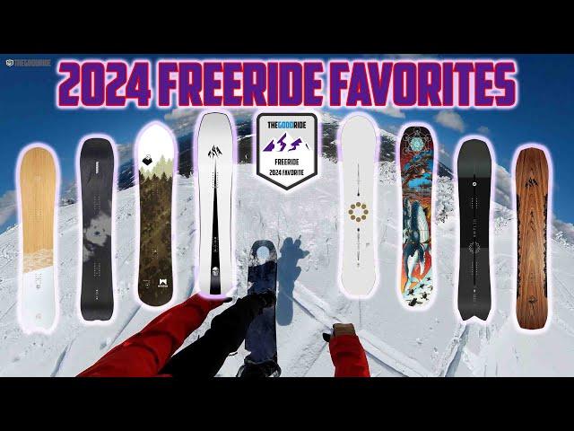 2024 Favorite Freeride Snowboards From The Good Ride