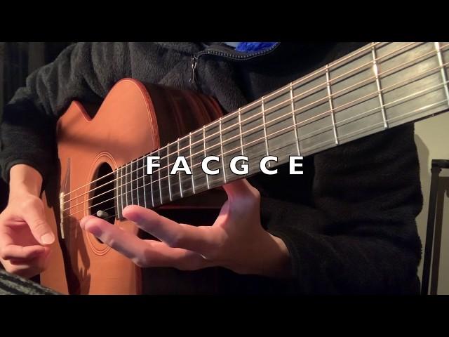 Beautiful Guitar Tuning "FACGCE" Idea メロディックなギターチューニング