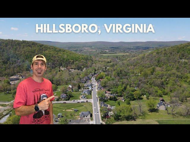 Walk thru Historic HILLSBORO, VIRGINIA (Loudoun County)