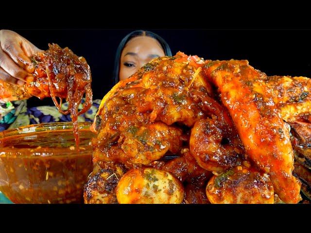 KING CRAB SEADOOD BOIL MUKBANG | DESHELLED | SEAFOOD BOIL MUKBANG | Seafood | Mukbang