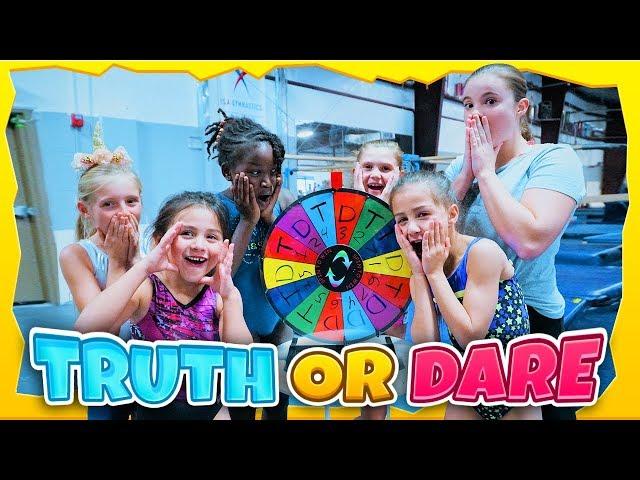 Truth Or Dare Mystery Wheel Gymnastics Challenge| Rachel Marie