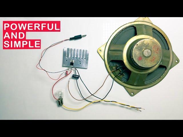 How to Make Simple But Powerful Audio Amplifier Using One Transistor [DIY]