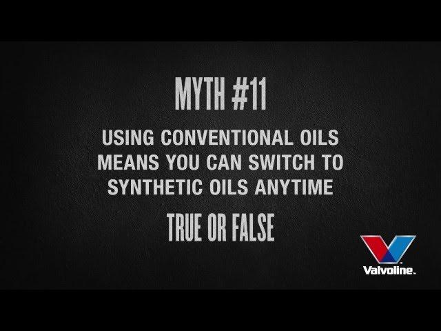 Motor Oil Myth #11 - Switching From Conventional Oil to Synthetic Oil