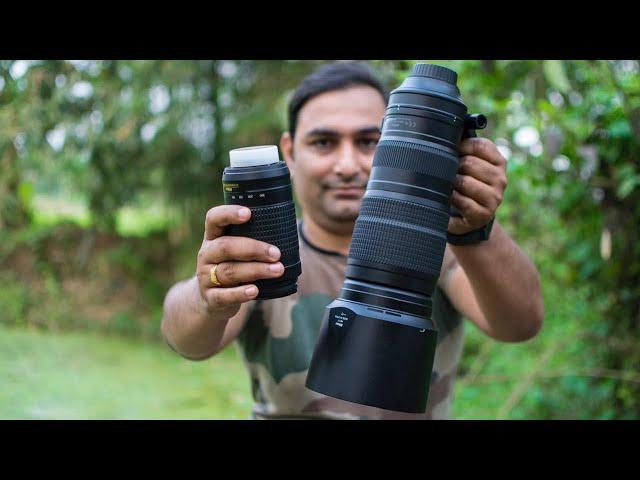 Nikon 200-500 F5.6 vs 70-300 AF-P telephoto lens comparison and detailed review