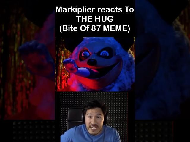 FNaF Movie THE HUG - Markiplier Reaction (Bite of 87 MEME) | FNaF Movie MEME