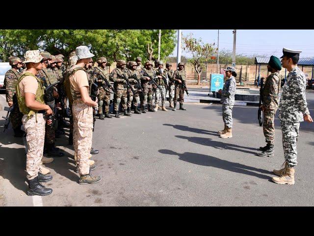 Air Force GARUDs & Army JAT Regiment held Joint Exercise at Airbase