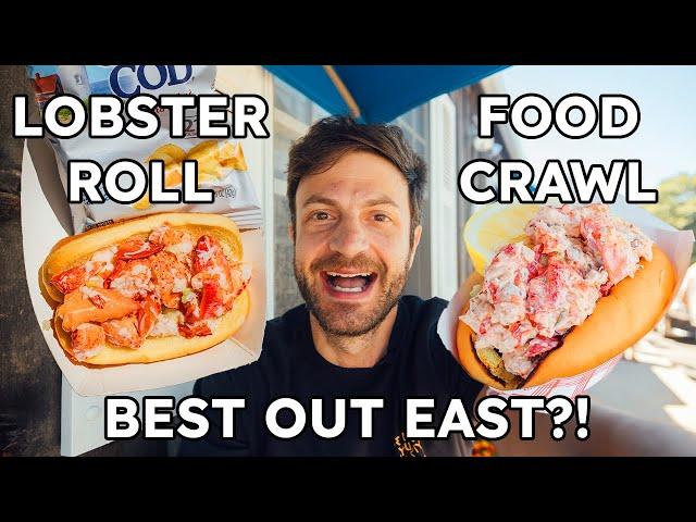 10 MUST EAT Lobster Rolls Out East (hamptons, montauk) | Jeremy Jacobowitz