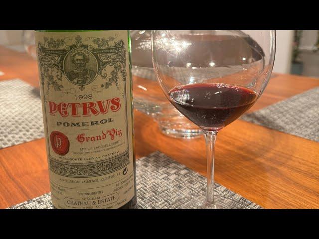 5K Subscriber Review - Chateau Petrus 1998 Trophy Wine Review