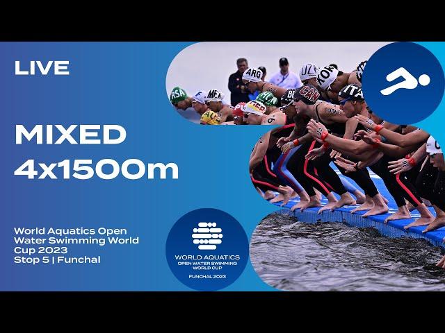 LIVE | Mixed 4x1500m | Open Water Swimming World Cup 2023 | Funchal