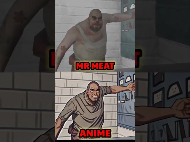 Mr Meat Vs Anime   #shorts #anime #grannytroll #trollface #mrmeat