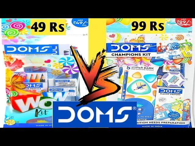 Unboxing  My DOMS WOW KIT & DOMS CHAMPIONS KIT Review | Stationery kit for Students #doms #unboxing