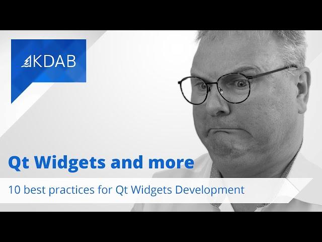 10 Best Practices for Qt Widgets Development - April Fool's Video