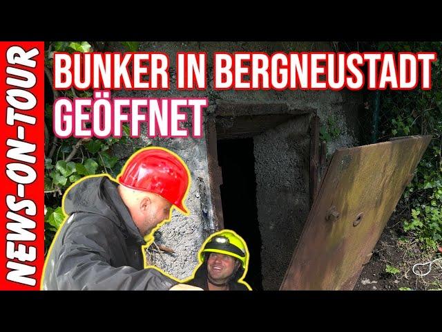 Historischer Fund  Bunker Bergneustadt (Anno 1943) freigelegt. Bierstollen / Luftschutzbunker