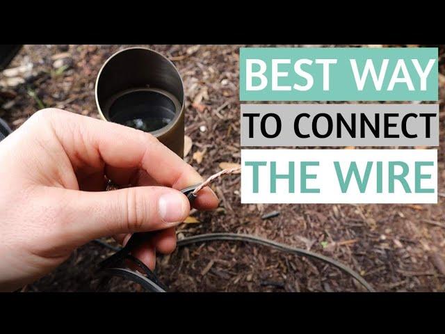 HOW TO WIRE LOW VOLTAGE LANDSCAPE LIGHTING - outdoor landscape lighting connectors