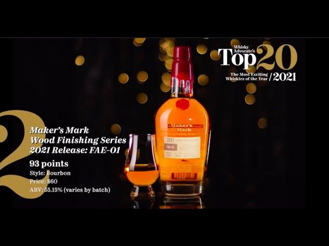 Maker's Mark Wood Finishing Series FAE-01—#2 in Whisky Advocate's 2021 Top 20