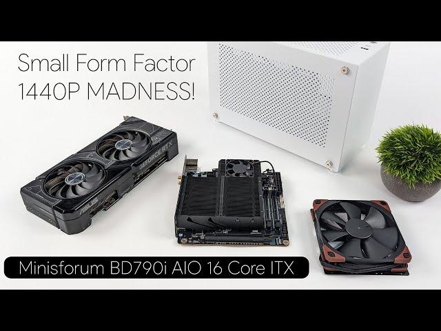 The New BD790i Is 16 Core Mini ITX Board! We Built A Powerful Small Foot Print PC