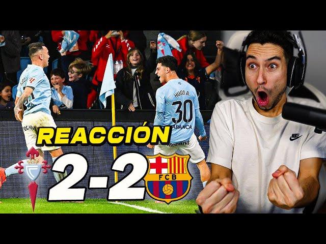 REACCIONES DE UN HINCHA al Celta de Vigo vs Barcelona 2-2 *EMPANADA BRUTAL* | ByDiegoX10