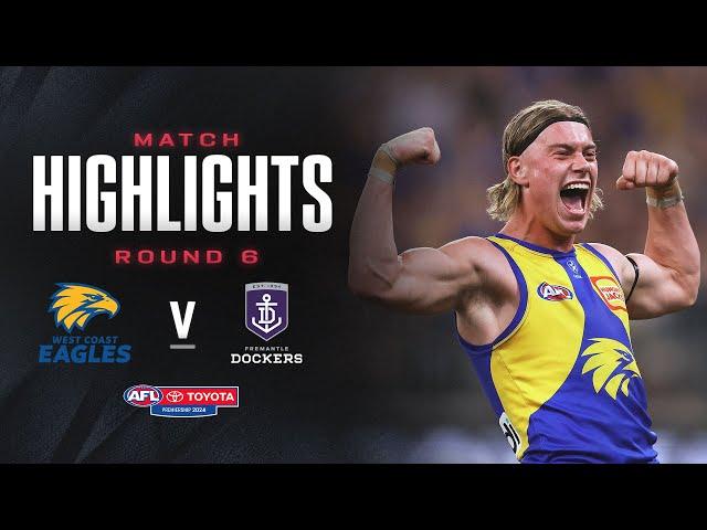 West Coast v Fremantle Highlights | Round 6, 2024 | AFL