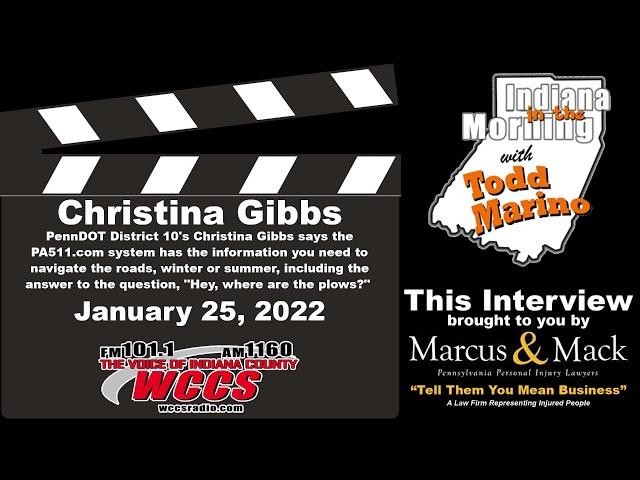 Indiana in the Morning Interview: Christina Gibbs (1-25-22)