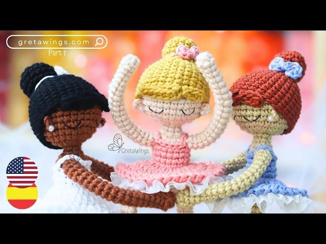 Amigurumi Ballerina Crochet Tutorial - Part One | Gretawings