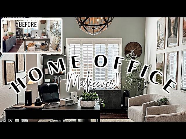 *NEW* HOME OFFICE MAKEOVER | Transforming our Home on a Budget!