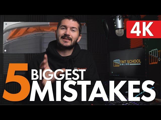 How To Shrink Window Tint To Back Windows || [THE 5 BIGGEST MISTAKES] || How To Tint Rear Windows