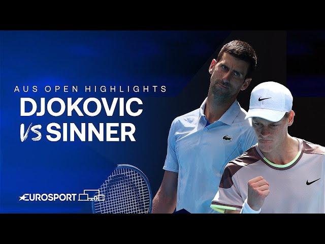 Novak Djokovic v Jannik Sinner | Semi-Final | Extended Australian Open 2024 Highlights 