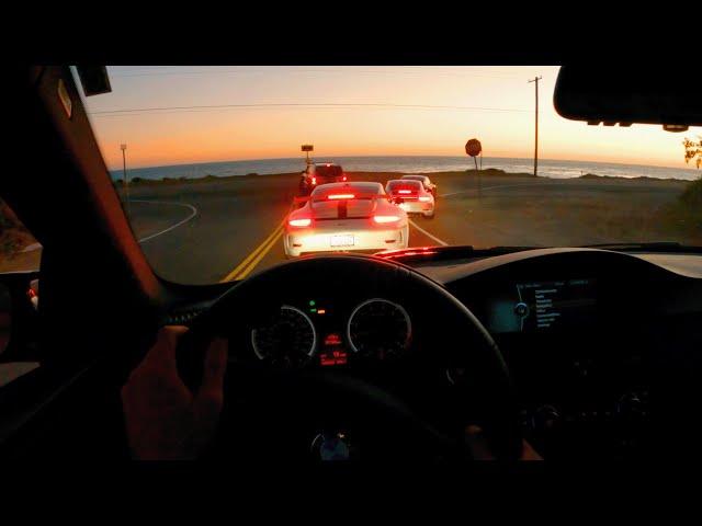 M3 Chasing GT3 at Sunset POV [4K]