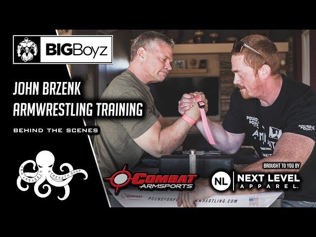 John Brzenk Armwrestling Training | Behind The Scenes