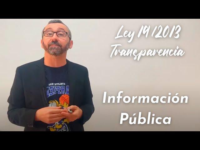 Ley 19/2013 - INFORMACIÓN PÚBLICA