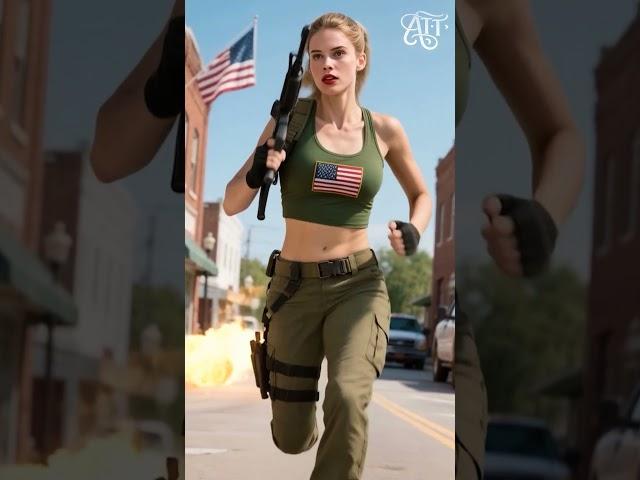 Action Heroine ep14 #navy#fighter #heroic #military #animals #midjourney AI Military