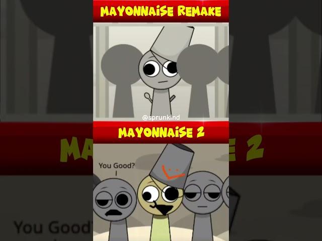 sound brud sprunki mayonnaise 2 vs mayonnaise remake #sprunki #funny #memes #animation #shorts