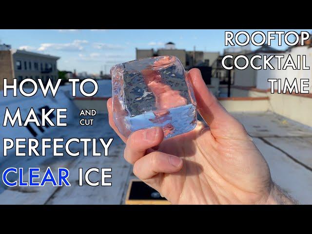 HOW TO MAKE CLEAR ICE (AND THE PERFECT WHISKEY SOUR) | ROOFTOP COCKTAIL TIME