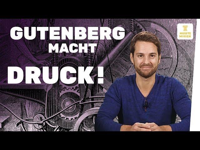 Johannes Gutenberg - Erfinder des Buchdrucks? Geschichte einfach erklärt