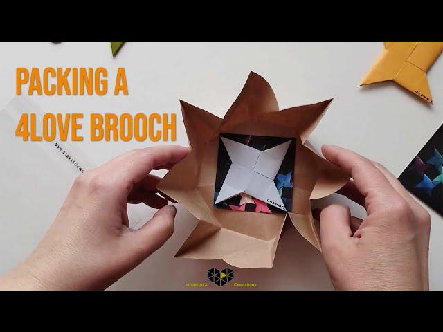 Packing a 4Love Magnetic Brooch - by unamarz Creations